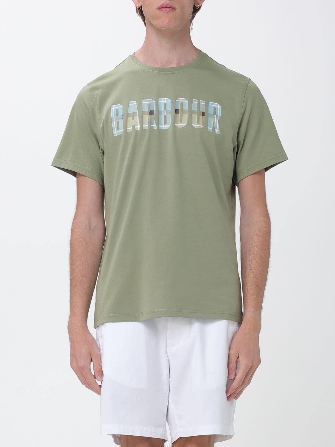 Barbour Cotton T-shirt with Logo