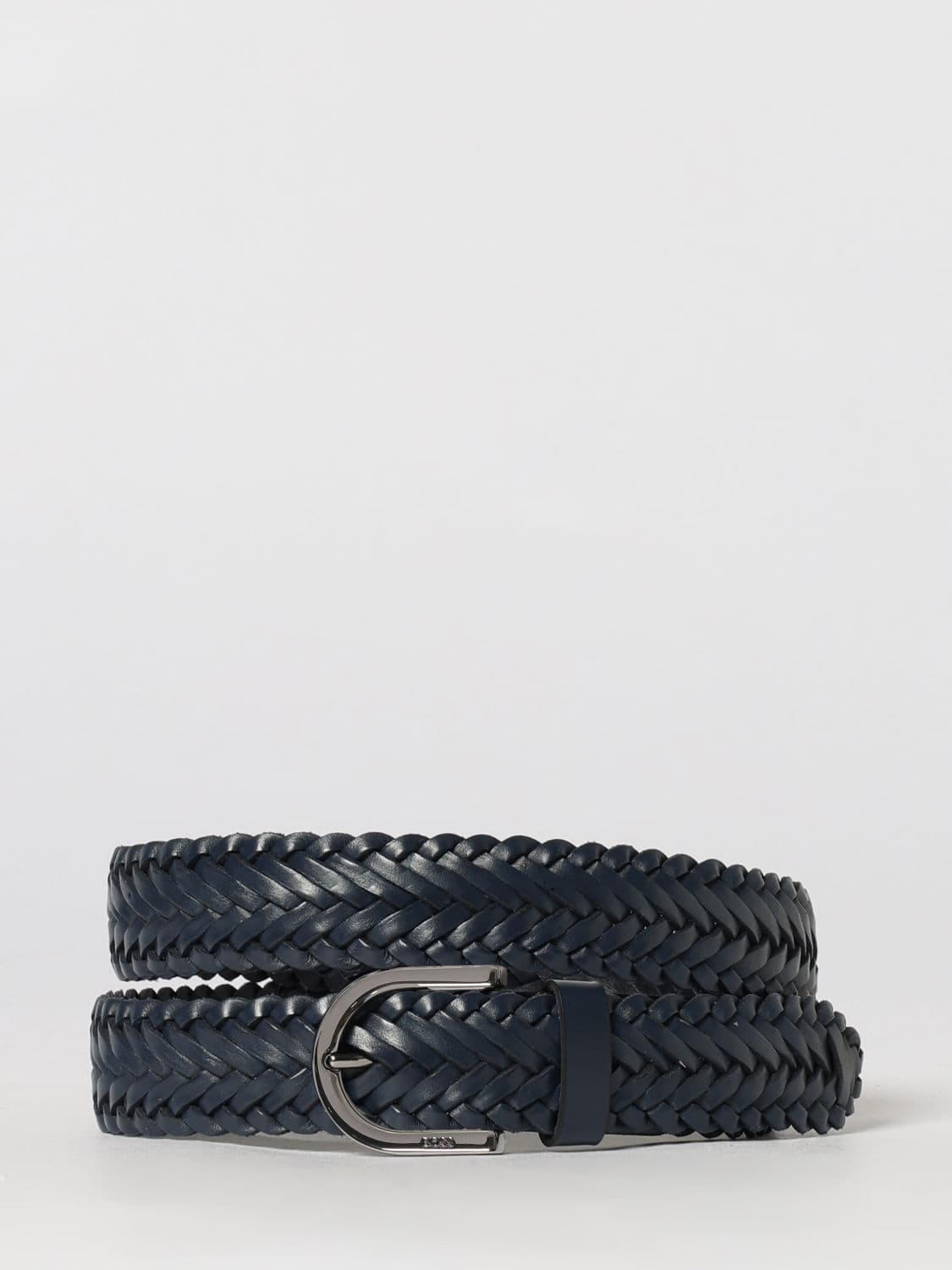 Boss Woven Leather Belt