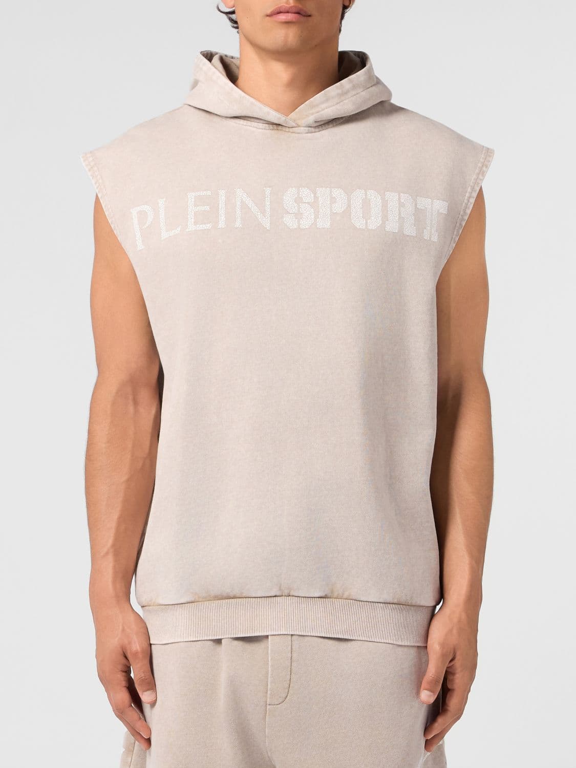 Plein Sport Sweatshirt Men color Beige