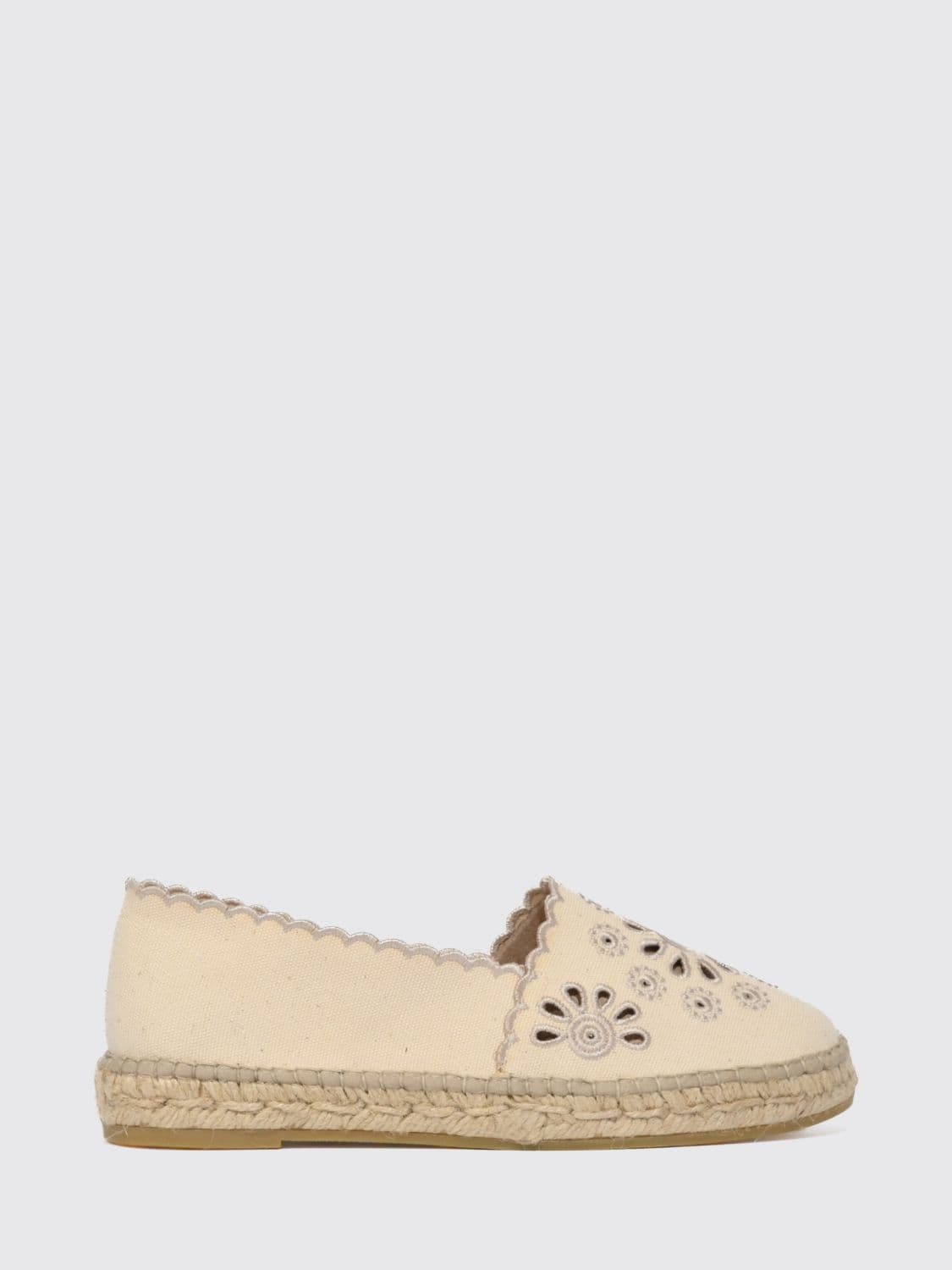 Mc2 Saint Barth Cotton Canvas and Sangallo Espadrilles
