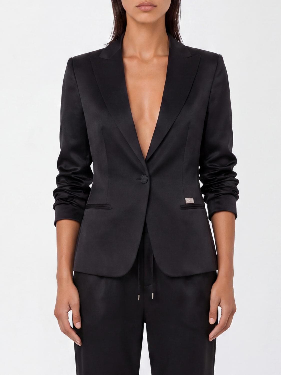 Philipp Plein Jacket Woman color Black