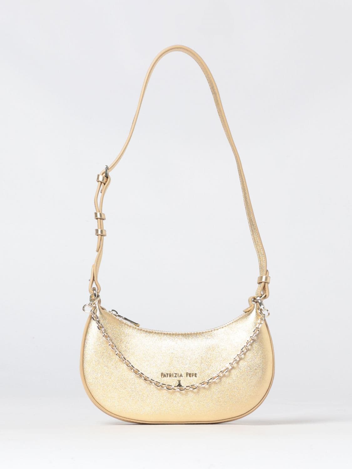 Patrizia Pepe Laminated Leather Bag