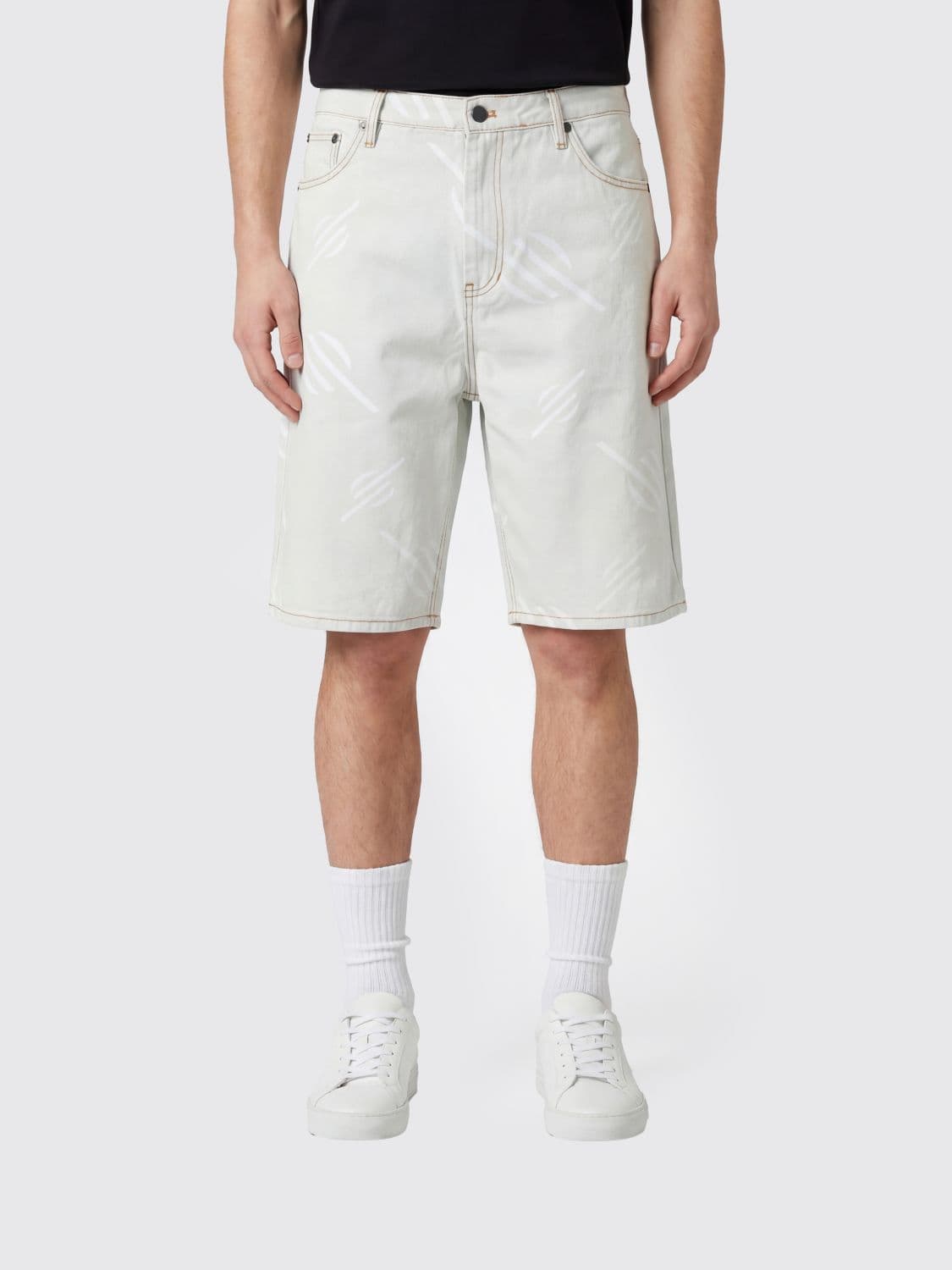 Daily Paper Cotton Denim Shorts