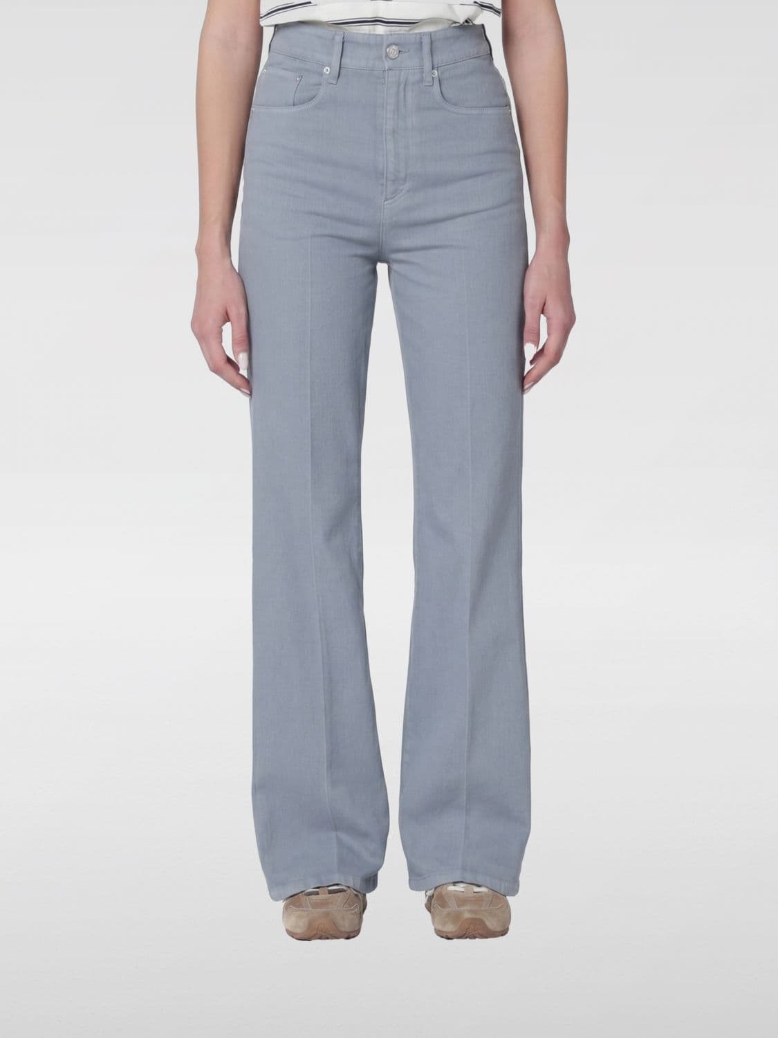 A.p.c. A. P.C. Flared Jeans in Organic Cotton Denim