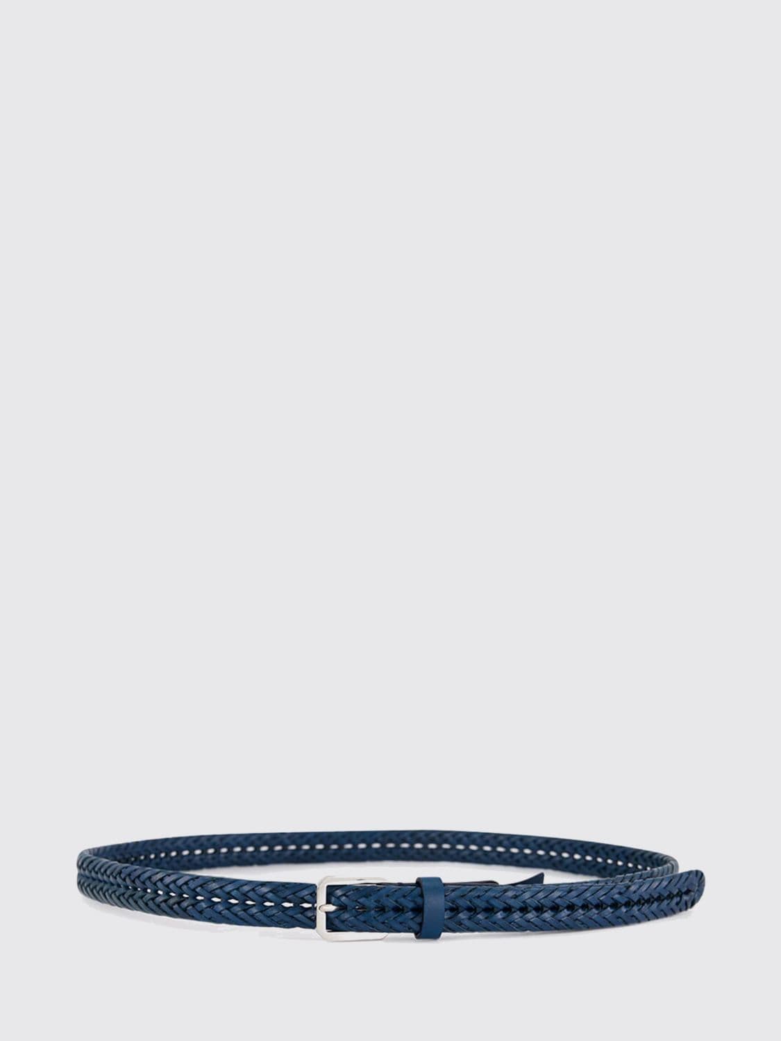 Tom Ford Adjustable Woven Calfskin Belt with Buckle