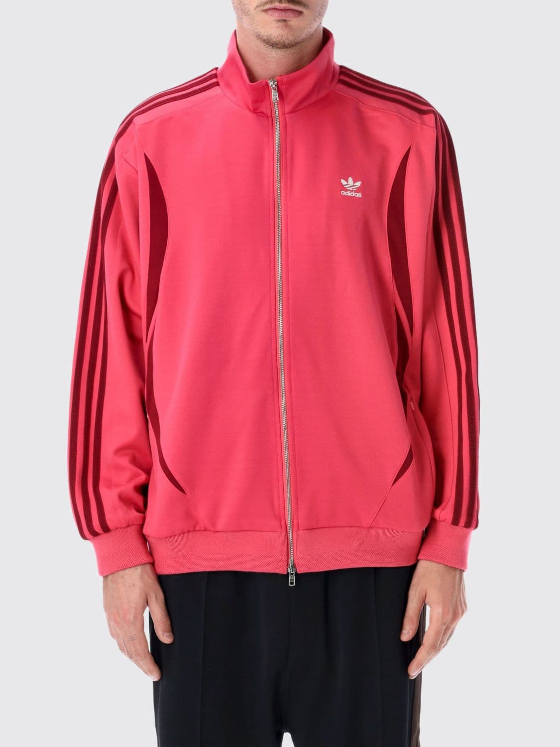 Adidas Originals By Wales Bonner Adidas Originals x Wales Bonner High Neck Track Jacket with Embroidered Logo