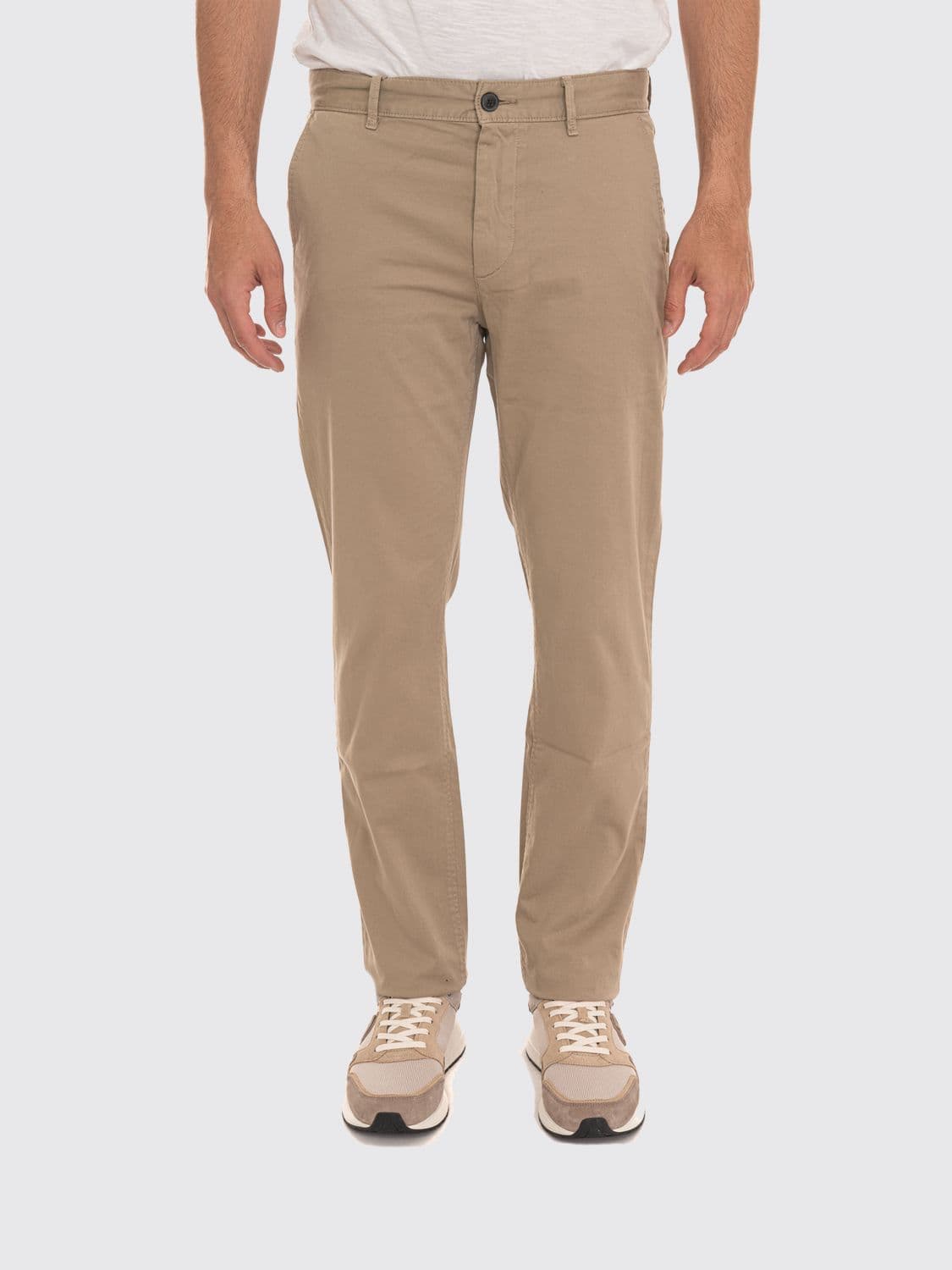 Boss Pants Men color Brown
