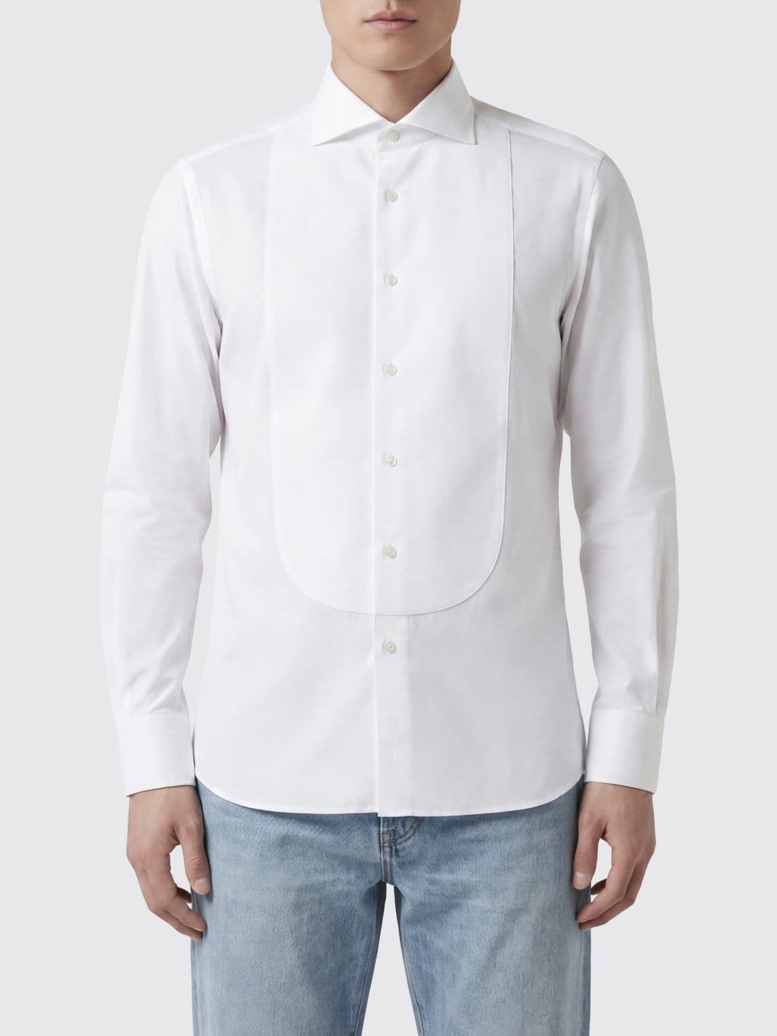 Brunello Cucinelli Slim Fit Cotton Poplin Shirt