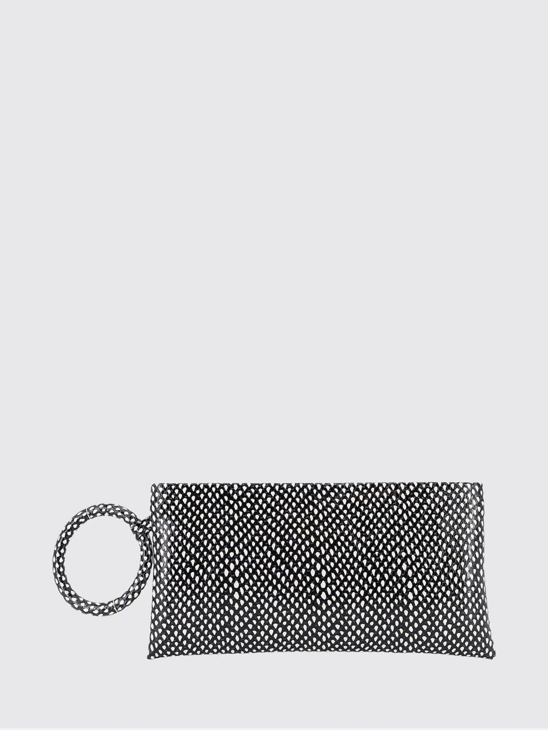 Tom Ford Aura Python-Print Calfskin Clutch with Side Handle · OS