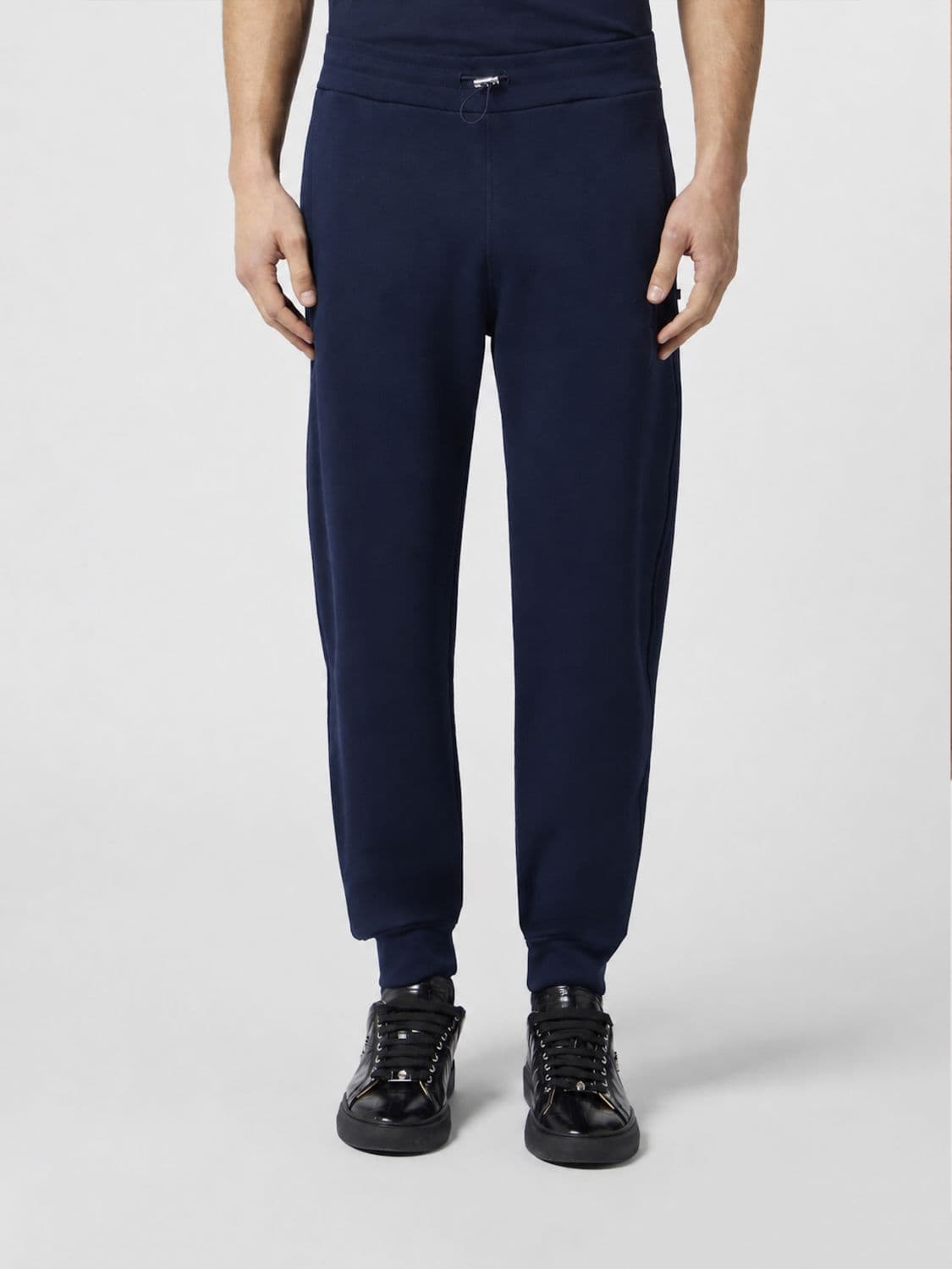 Billionaire Cotton Jogging Trousers with Elasticated Cuffs and Drawstring