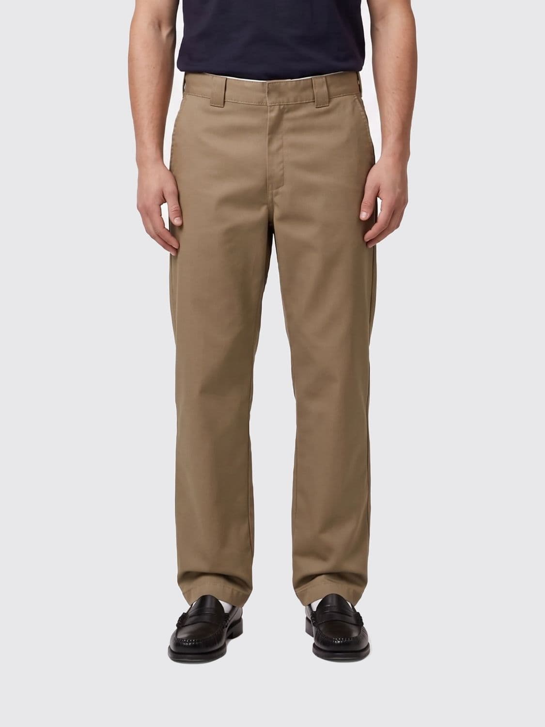 Carhartt Wip Master Wide-Leg Cotton-Blend Trousers with a Mid-Rise Waist