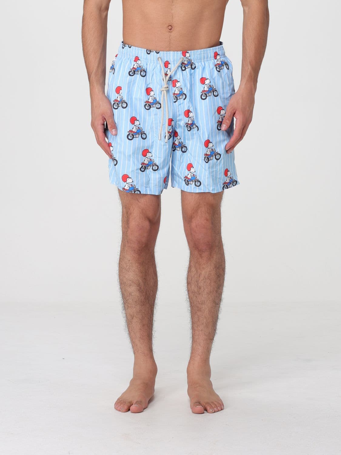 Mc2 Saint Barth Graphic Print Polyester Swim Shorts
