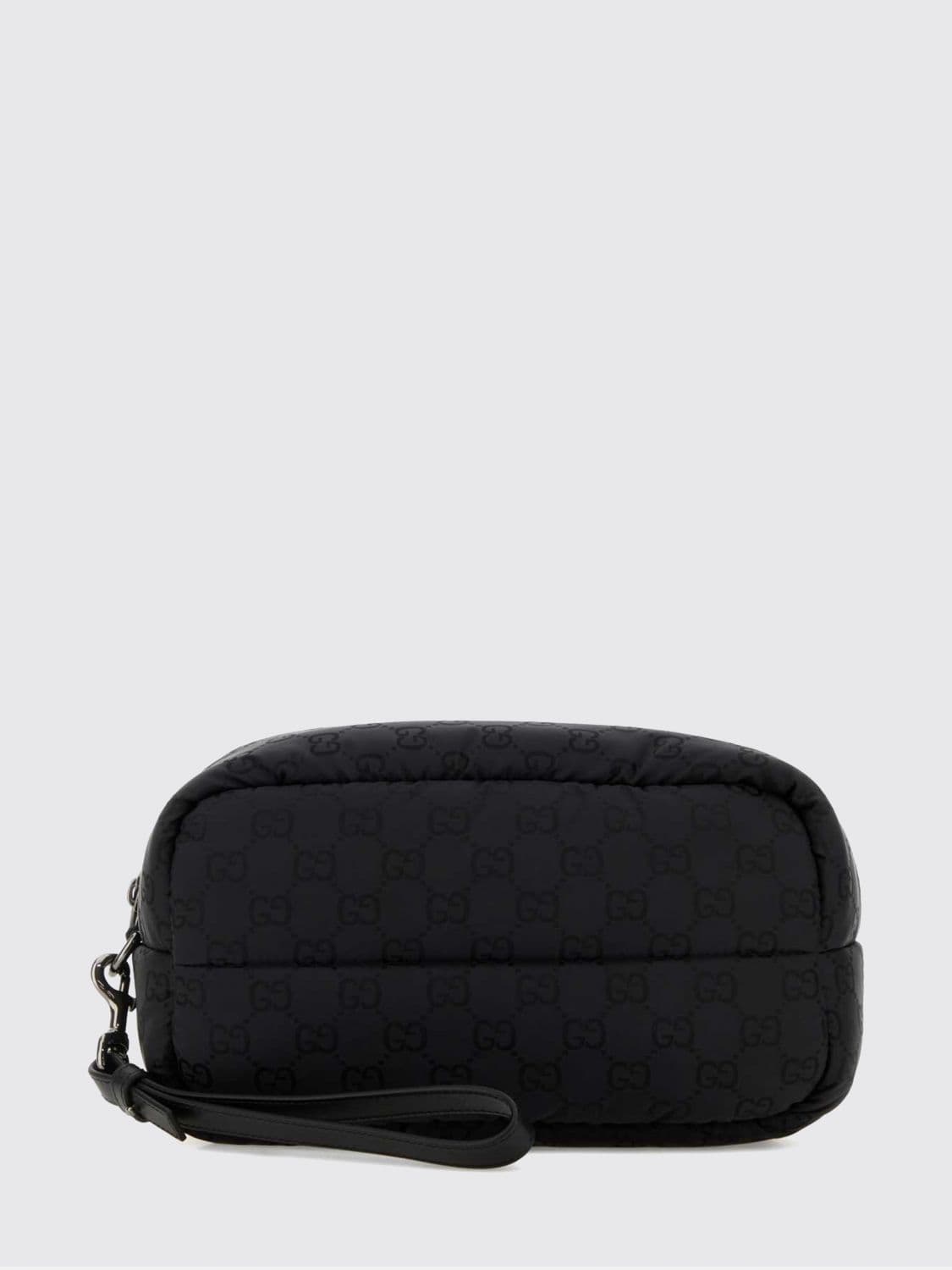 Gucci Padded Nylon Document Holder with GG Monogram Print and Wrist Strap · OS
