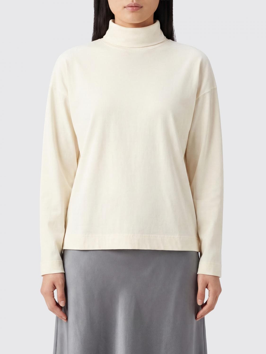 Phoebe Philo Cotton Roll Neck with Dropped Shoulders