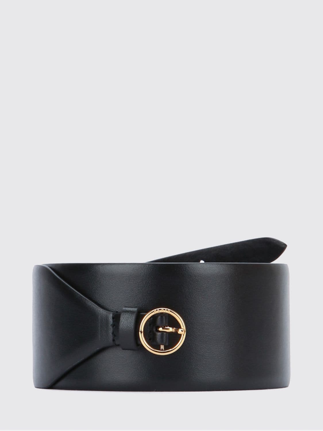 Alaïa Wide Belt in Smooth Calfskin Leather with Pin-Buckle Closure