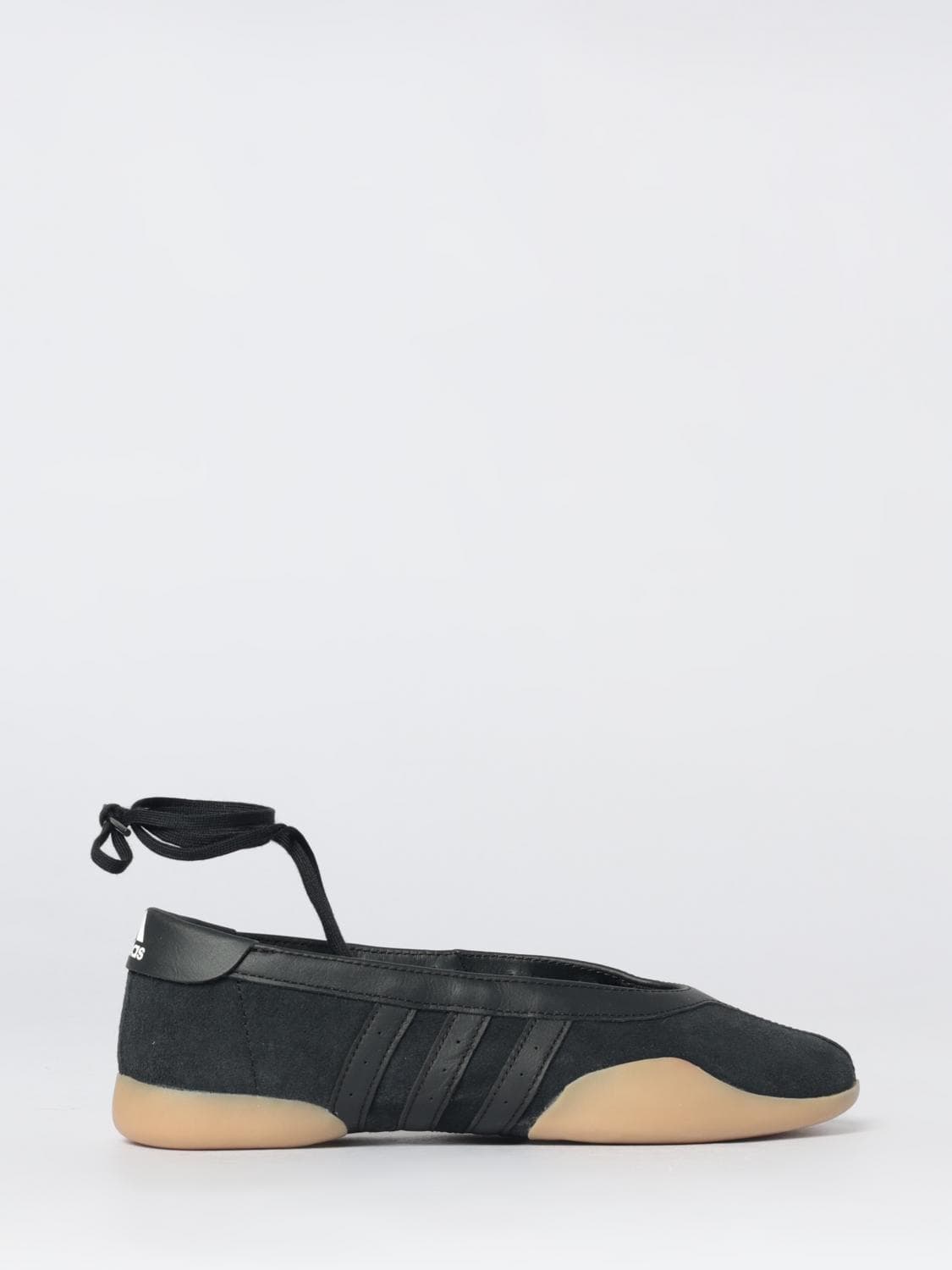 Adidas Originals Taekwondo Mei Suede Ballet Flats with Ankle Ties