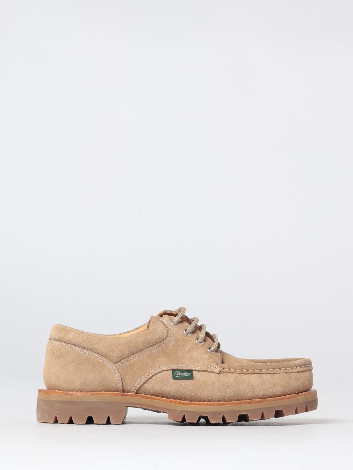 Paraboot Thiers Suede Derby Shoes with Rubber Sole