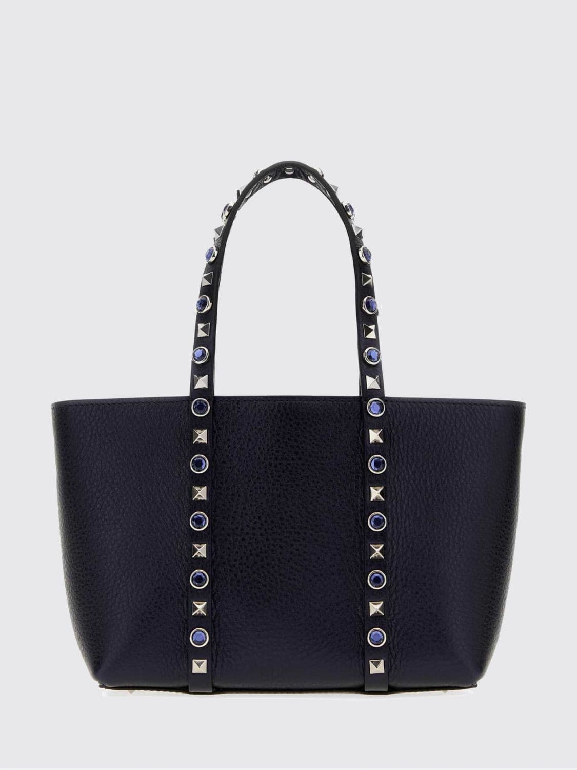 Valentino Garavani Rockstud Mini Handbag in Leather with Crystals · OS