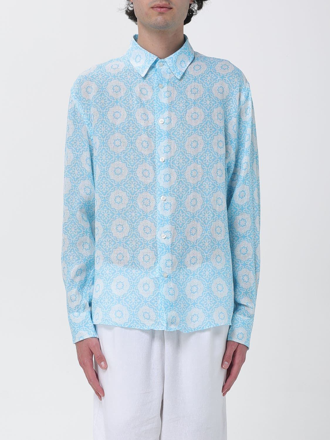 Peninsula Shirt Men color Blue