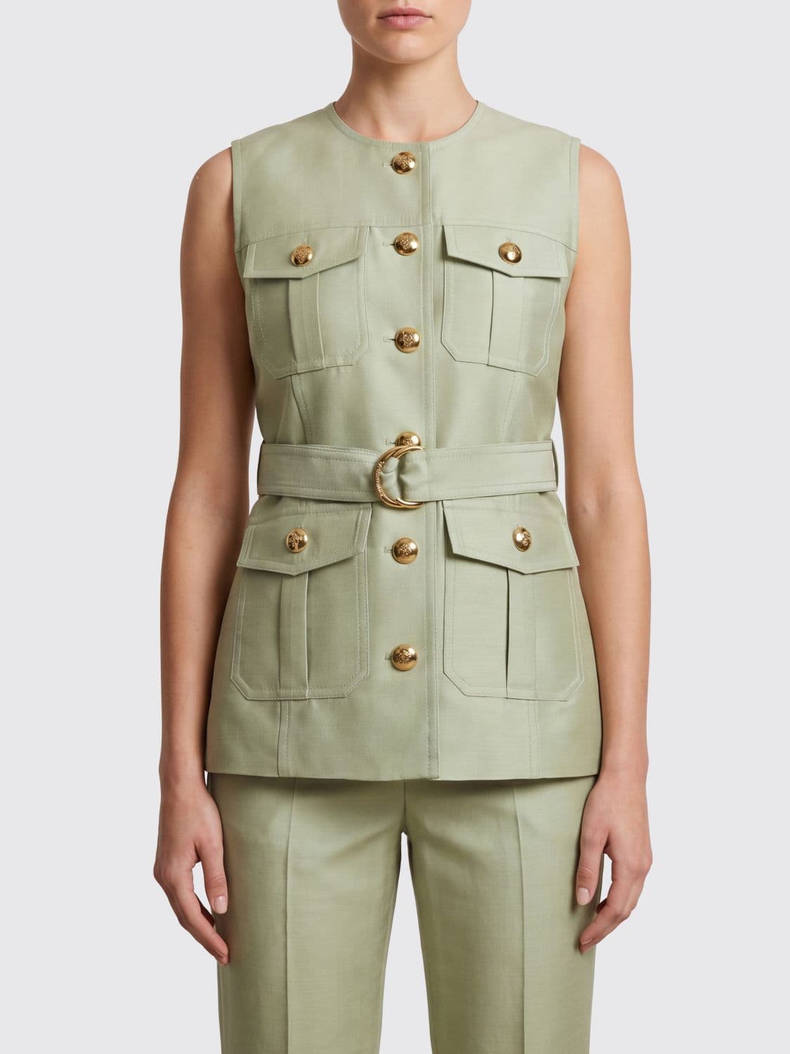 Zimmermann Waistcoat Woman color Green · 3