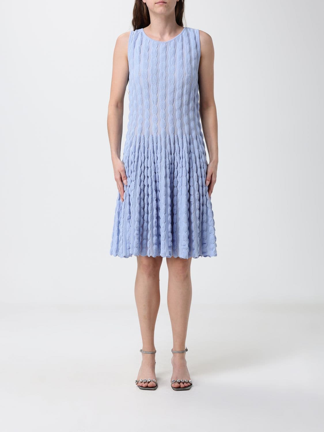 Antonino Valenti Papavero Off-the-Shoulder Knit Mini Dress