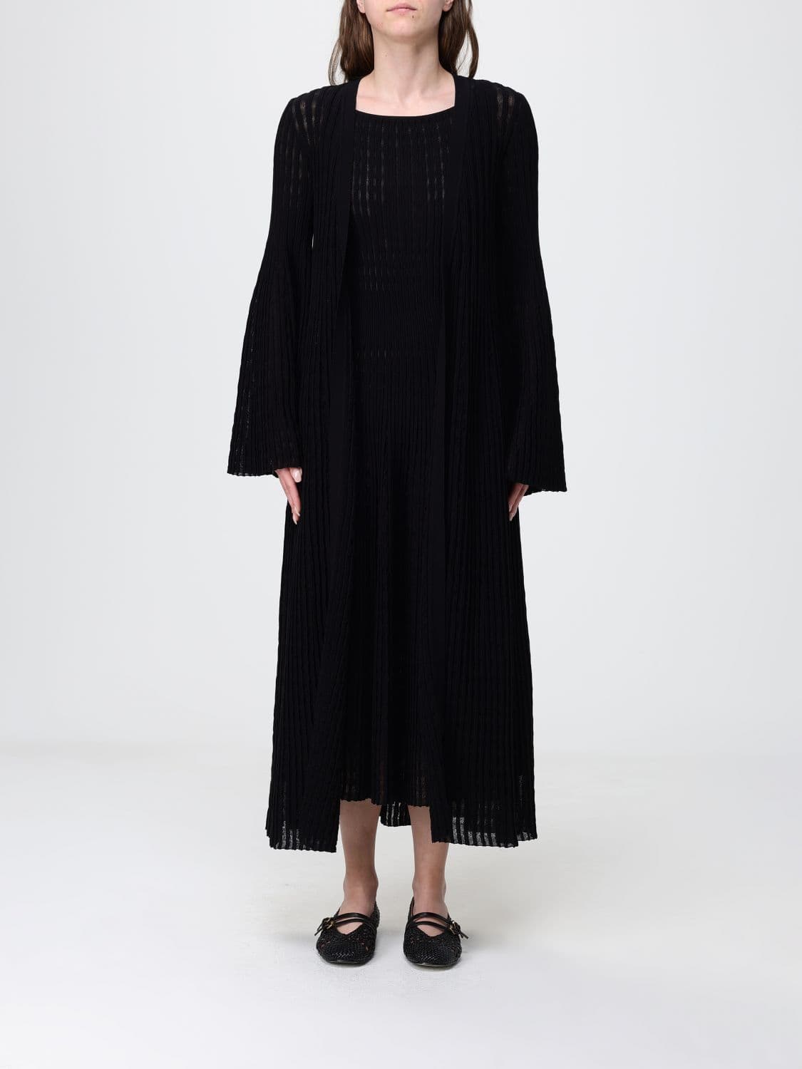Antonino Valenti Liliana Long Viscose-Blend Cardigan with Kimono Sleeves · 42
