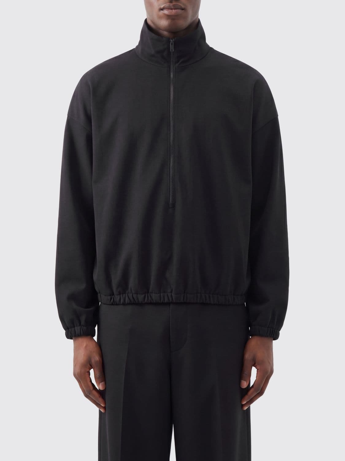 Fear Of God Relaxed Fit Wool Twill and Nylon Bomber Jacket with High Neck