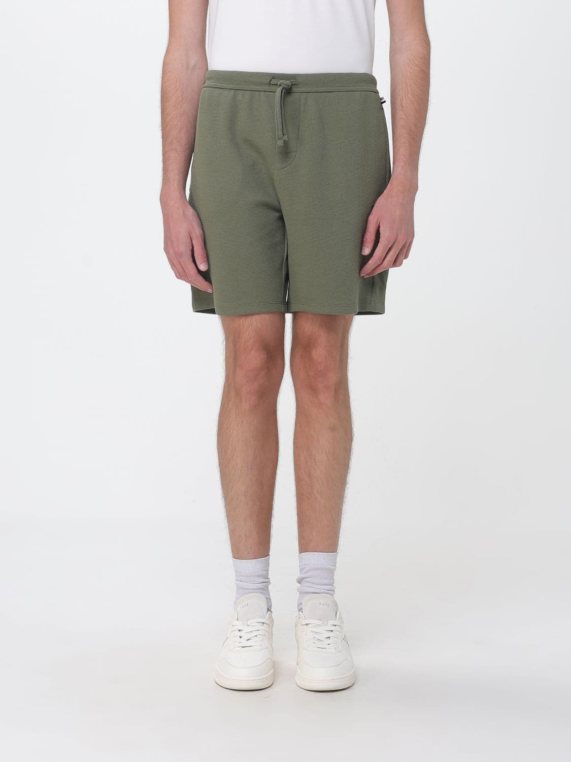 Boss Cotton Jogging Shorts with Elasticated Waist and Drawstring