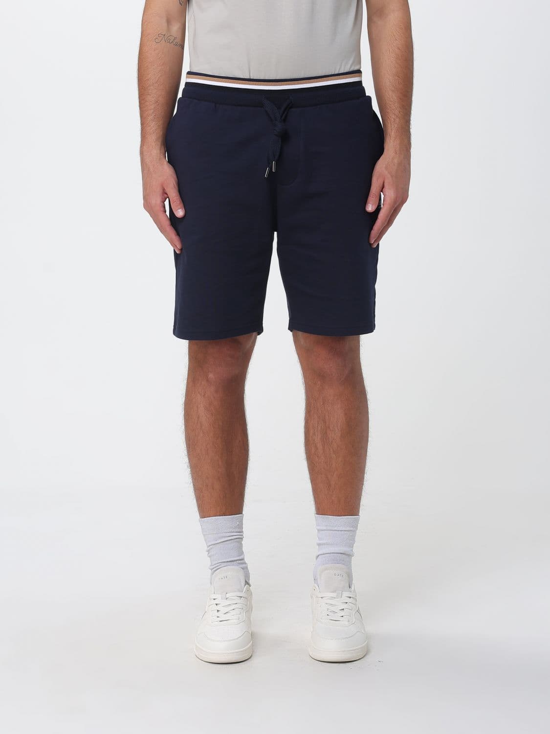Boss Jersey Jogging Shorts with Elasticated Waist and Drawstring