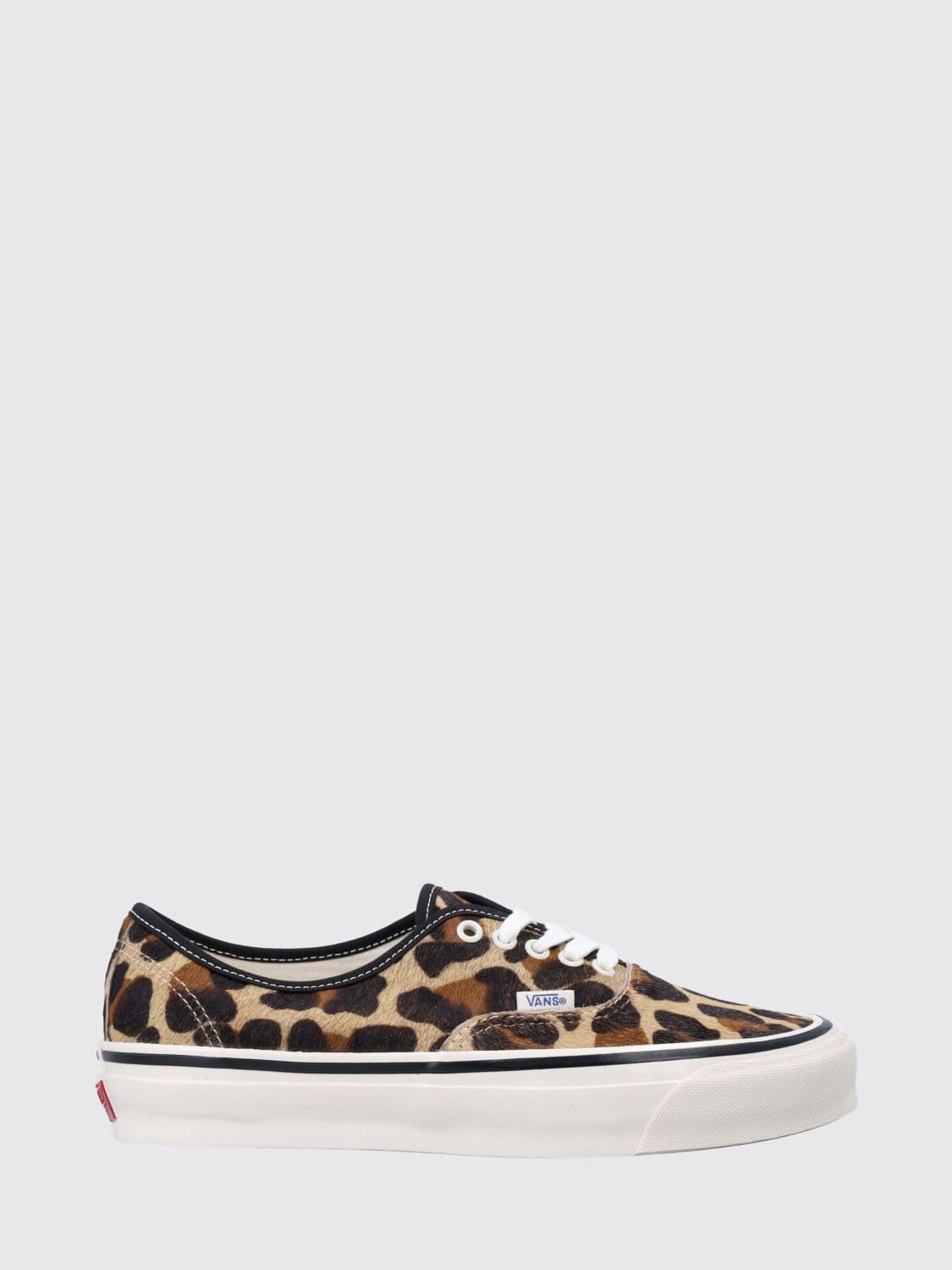 Vans Authentic Premium Low Top Sneakers in Animal Print Pony Hair