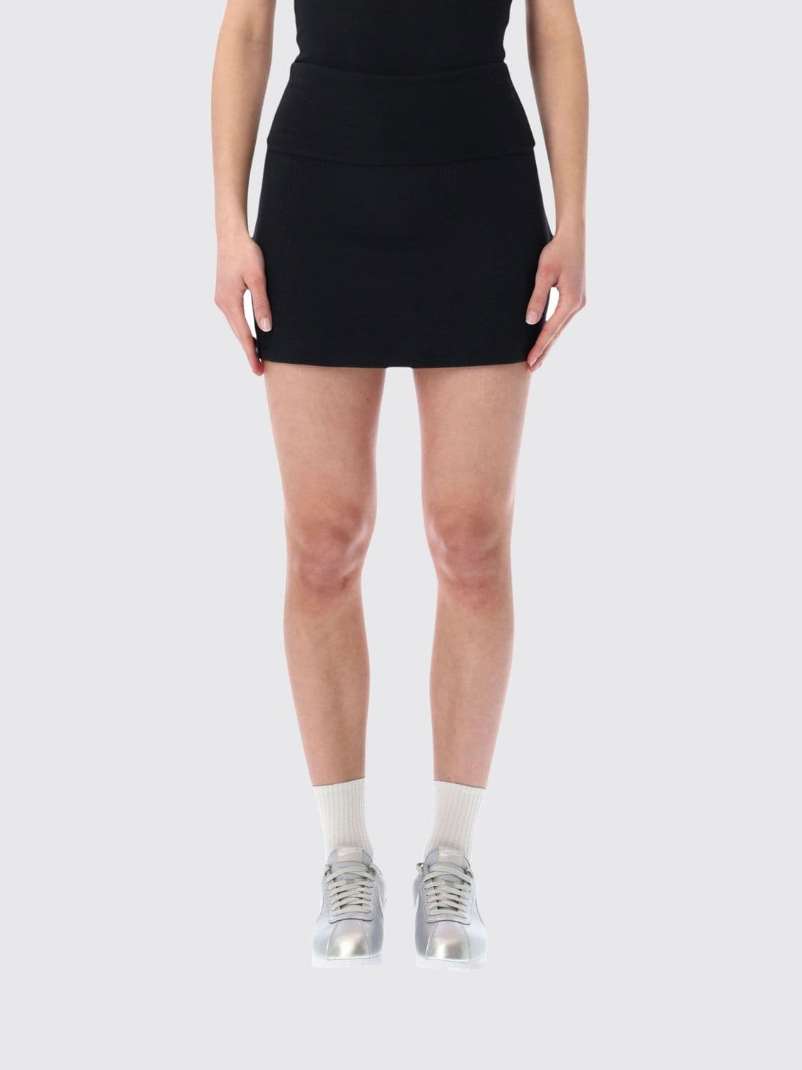 Nike High-Waisted Slim-Fit Mini Skirt in Technical Fabric with Swoosh Logo