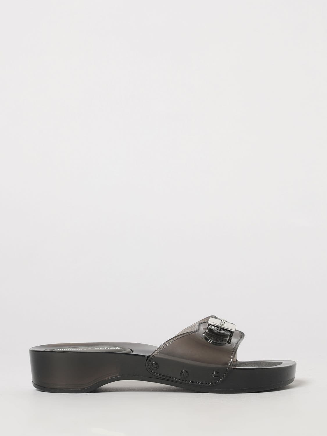 Melissa X Scholl Pescura Flat Sandals in PVC with Adjustable Strap