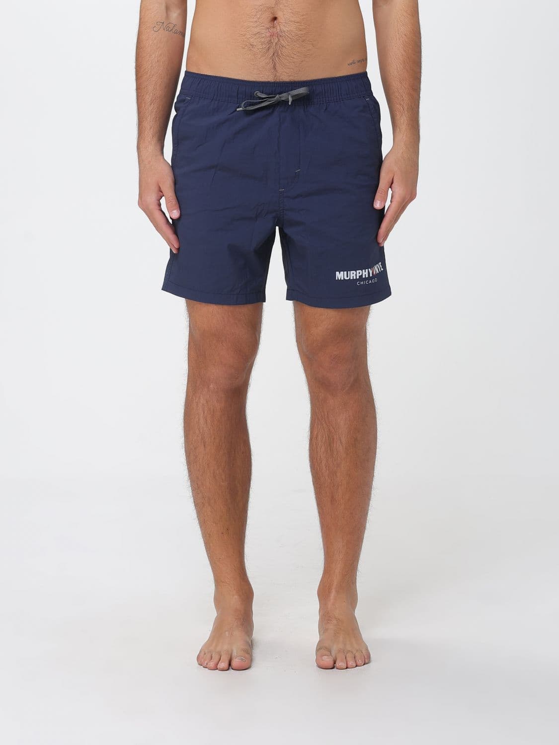 Murphy & nye Polyamide Swim Shorts with Elastic Waist and Drawstring