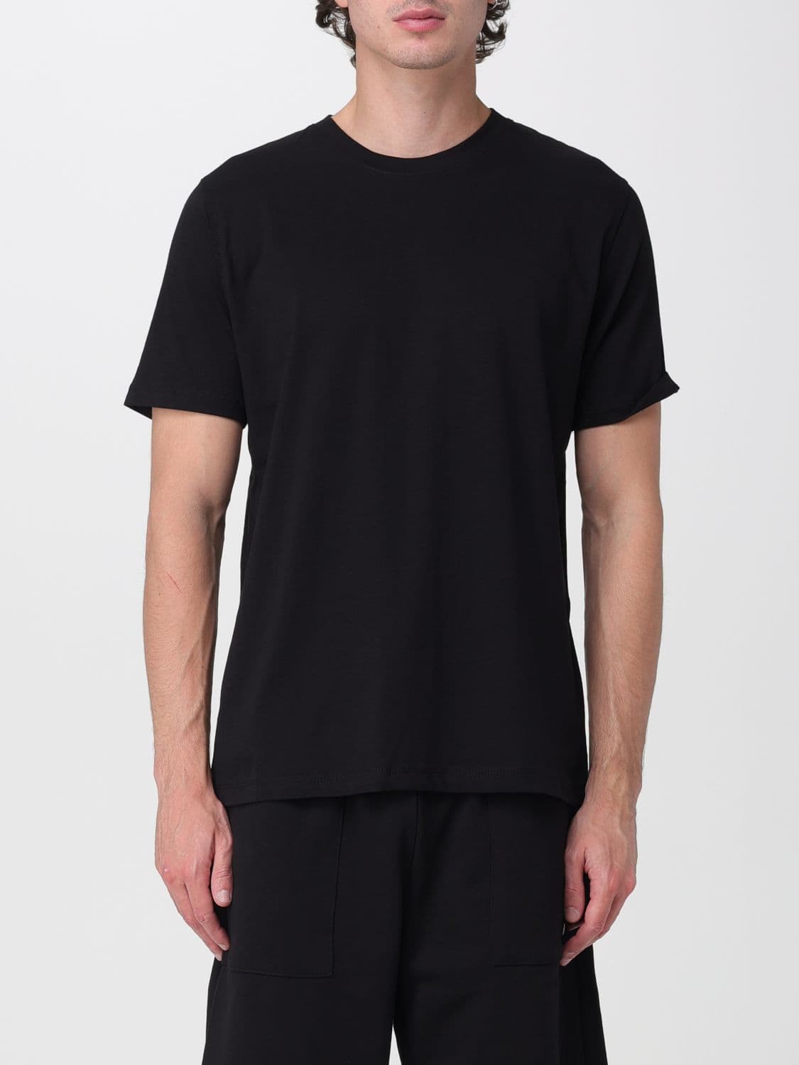 Disclaimer Cotton T-Shirt with Teddy Bear Graphic Print