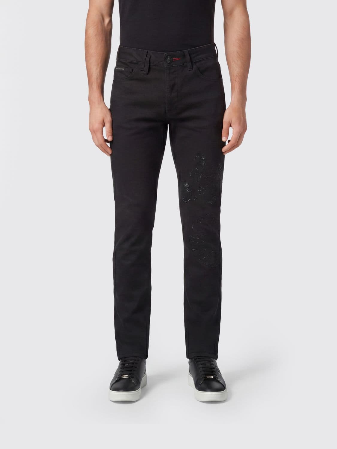 Philipp Plein Jeans Men color Black