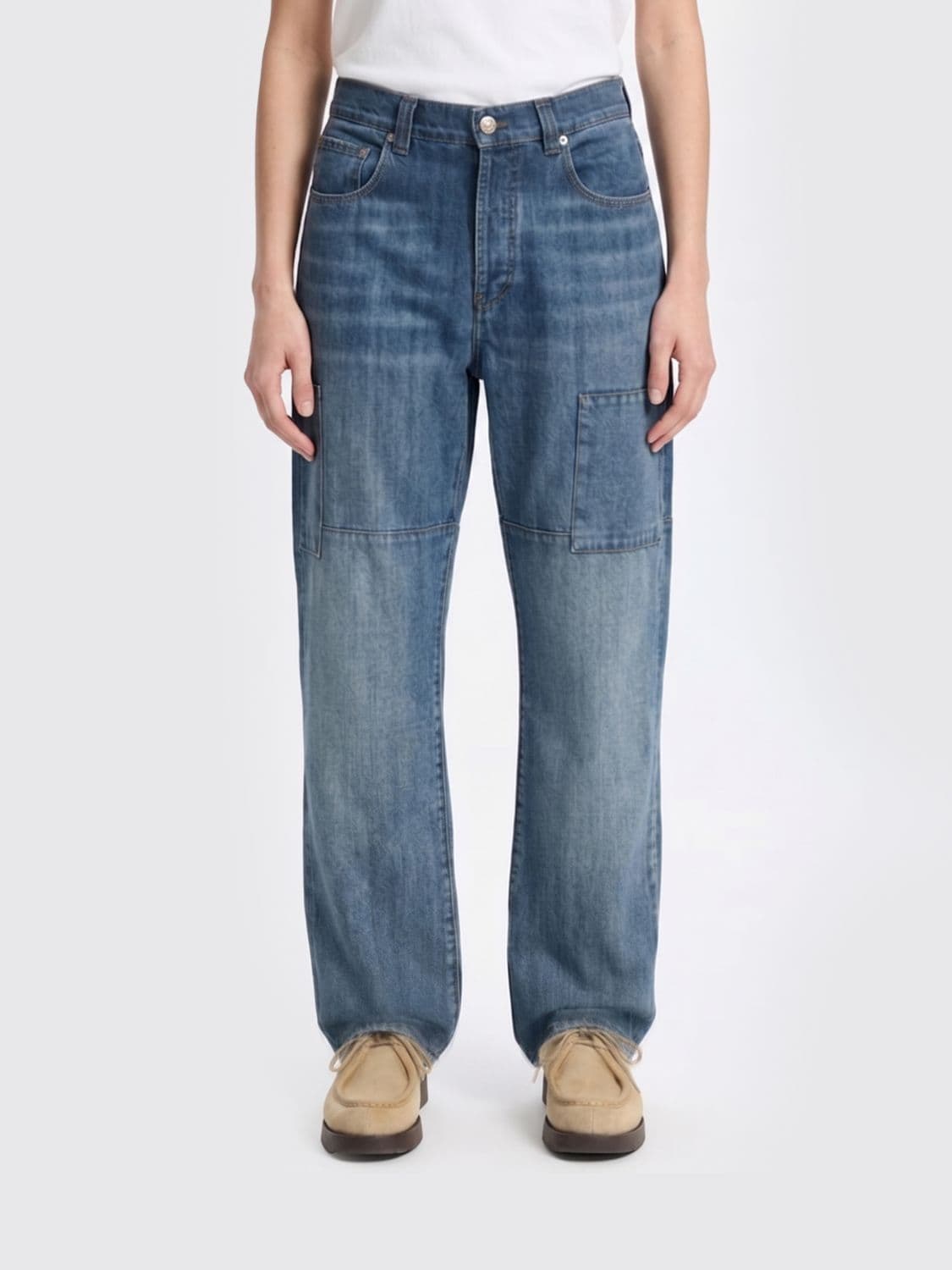 Wales Bonner High-Rise Wide-Leg Cotton Denim Jeans