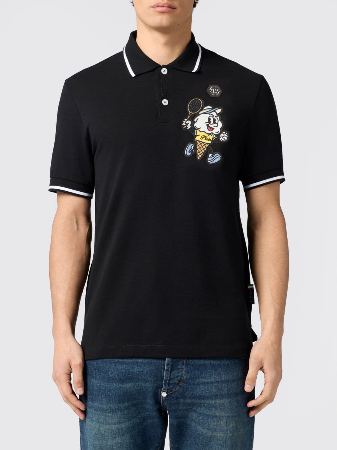 Philipp Plein Polo Shirt Men color Black