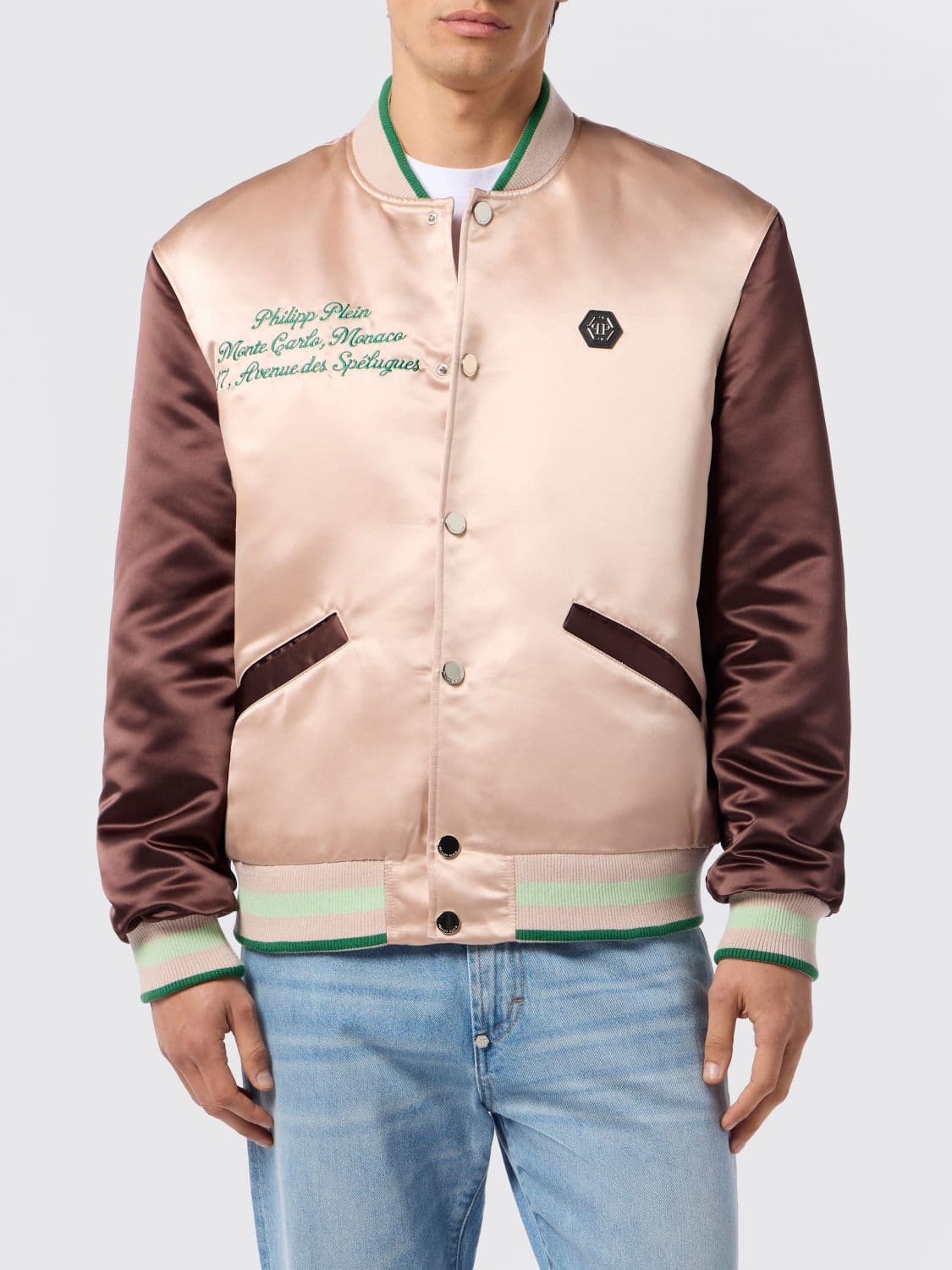 Philipp Plein Jacket Men color Beige