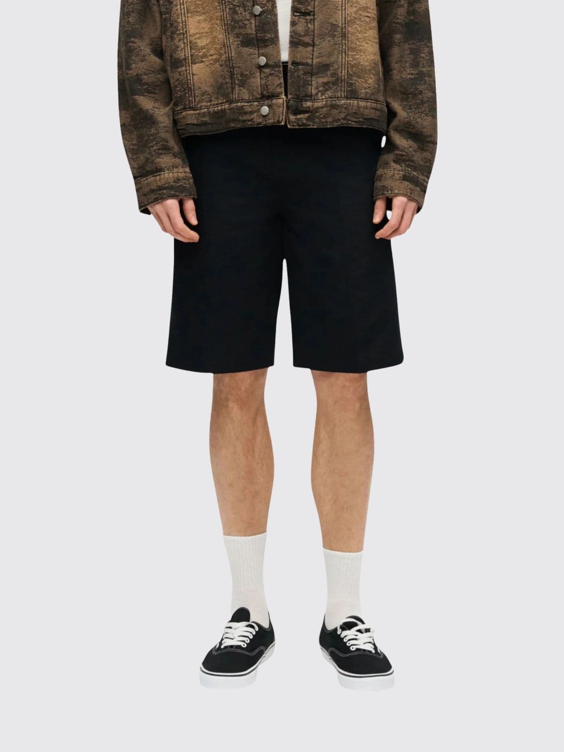 Dickies Cotton Chino Shorts with Elasticated Waist and Contrast Back Logo