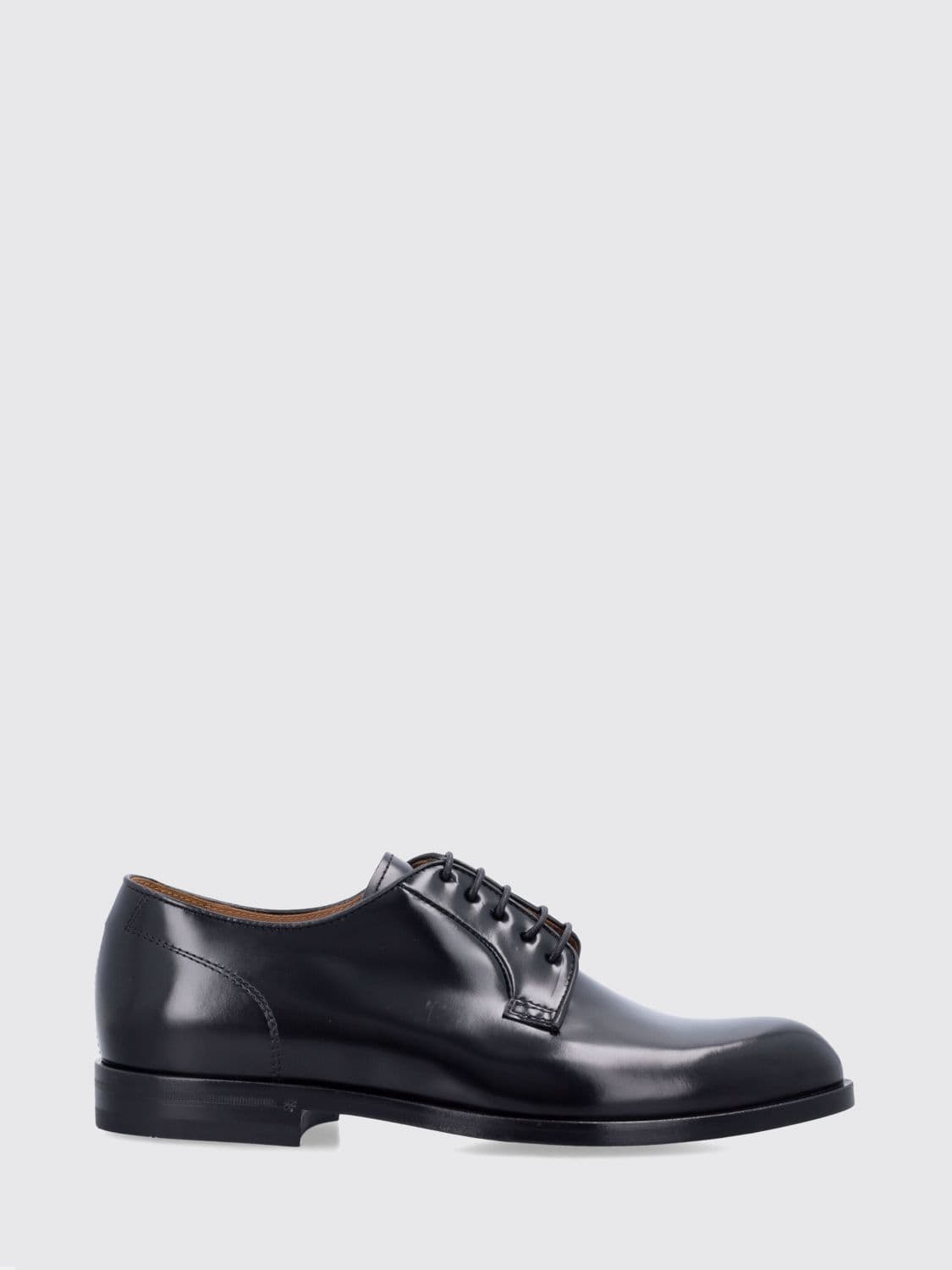 Green George Brogue Shoes Men color Black