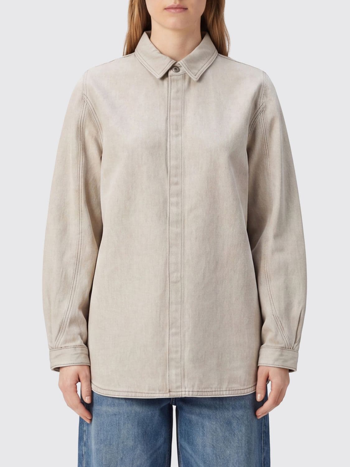 Jacquemus Amelo de-Nîmes Relaxed Fit Cotton-Blend Shirt