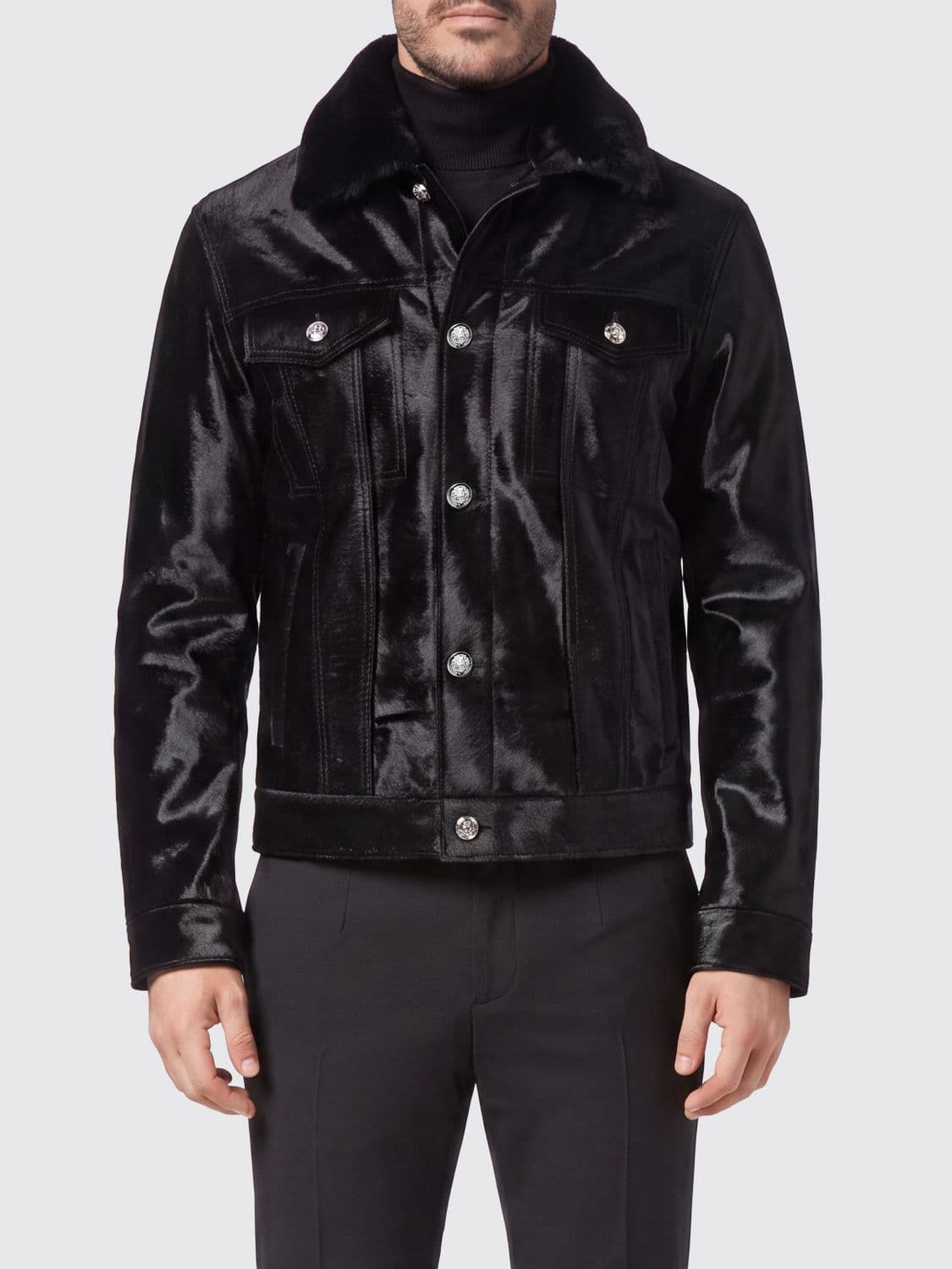 Billionaire Mink Fur Jacket with French Collar