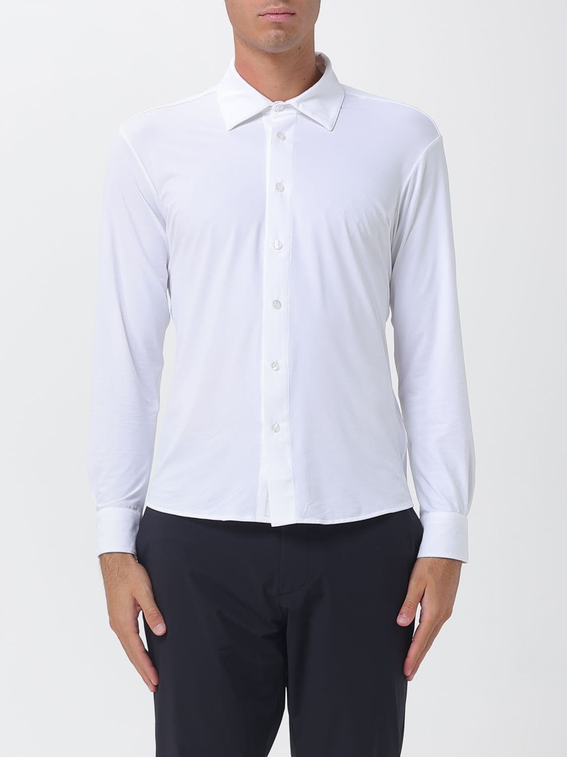 Save The Duck Casual Stretch Technical Fabric Shirt with French Collar by