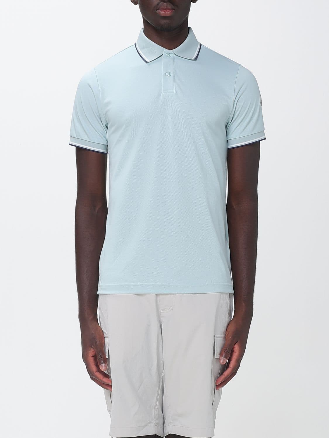 Save The Duck Short-Sleeved Jersey Polo Shirt with Contrast Logo