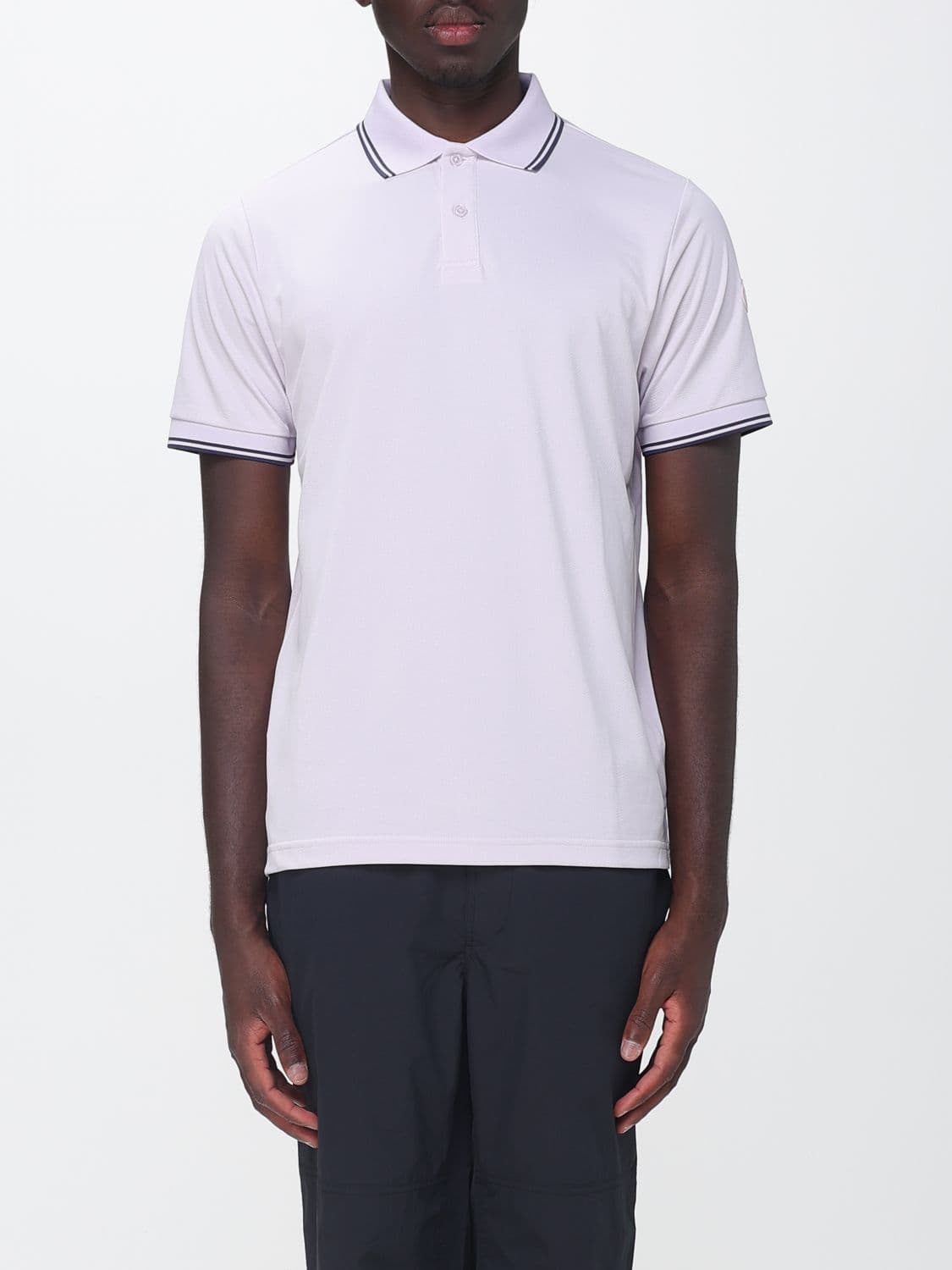 Save The Duck Short-Sleeved Jersey Polo Shirt with Contrast Logo