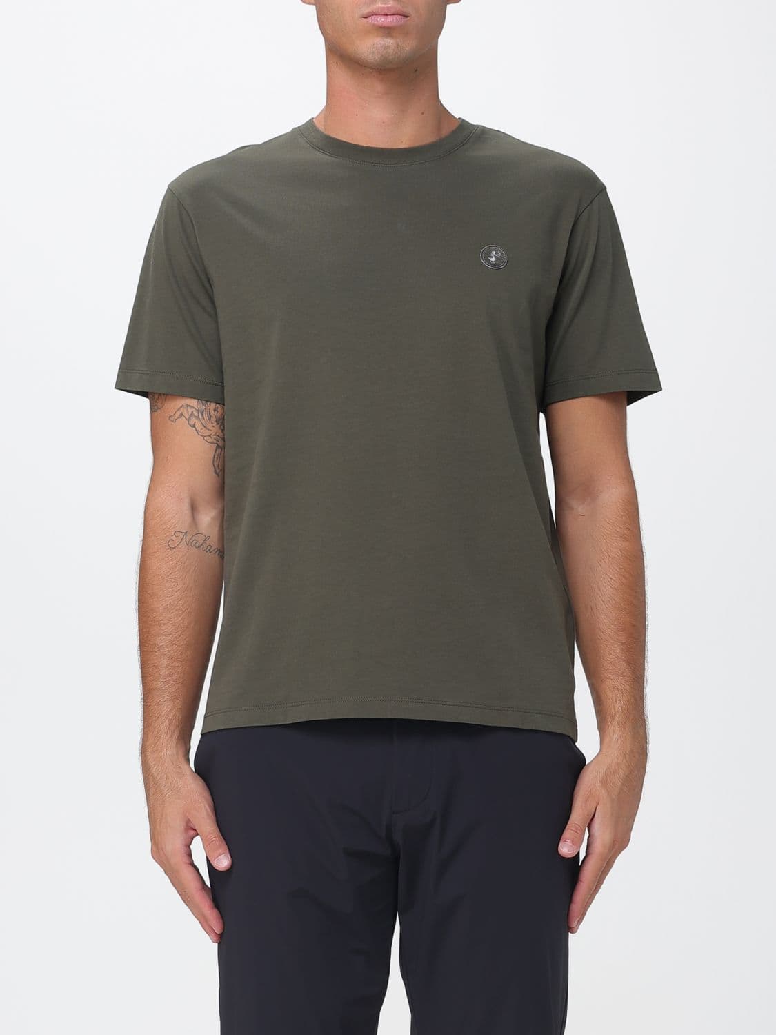 Save The Duck Basic Short-Sleeved Pure Cotton Crewneck T-shirt by