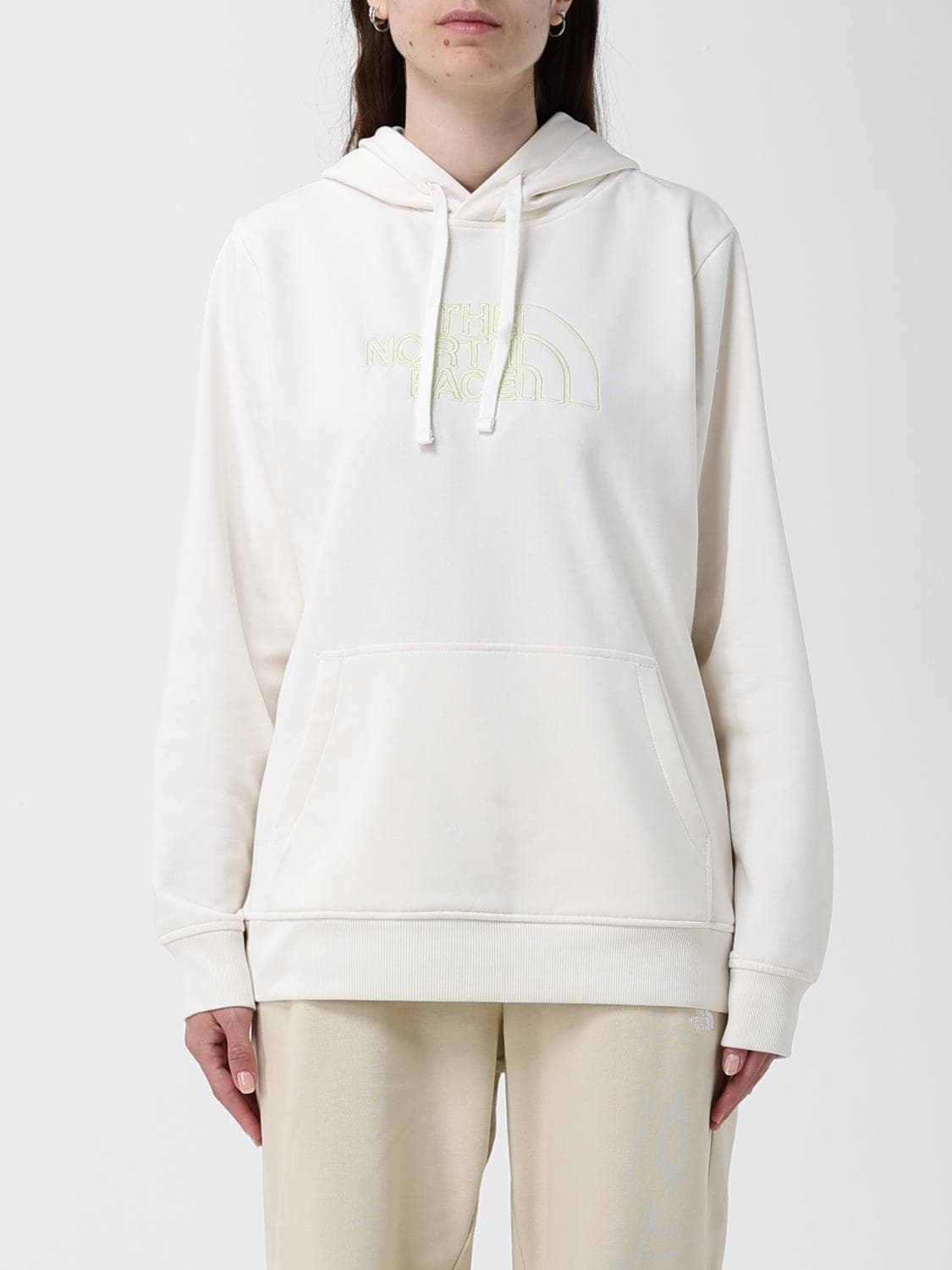 The North Face Sweatshirt Woman color Yellow Cream · S