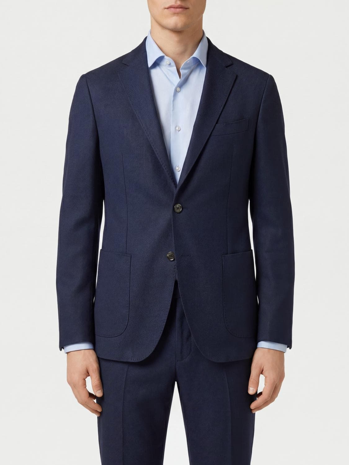 Sartorio Napoli Single-Breasted Cashmere and Silk Blazer with Peak Lapels
