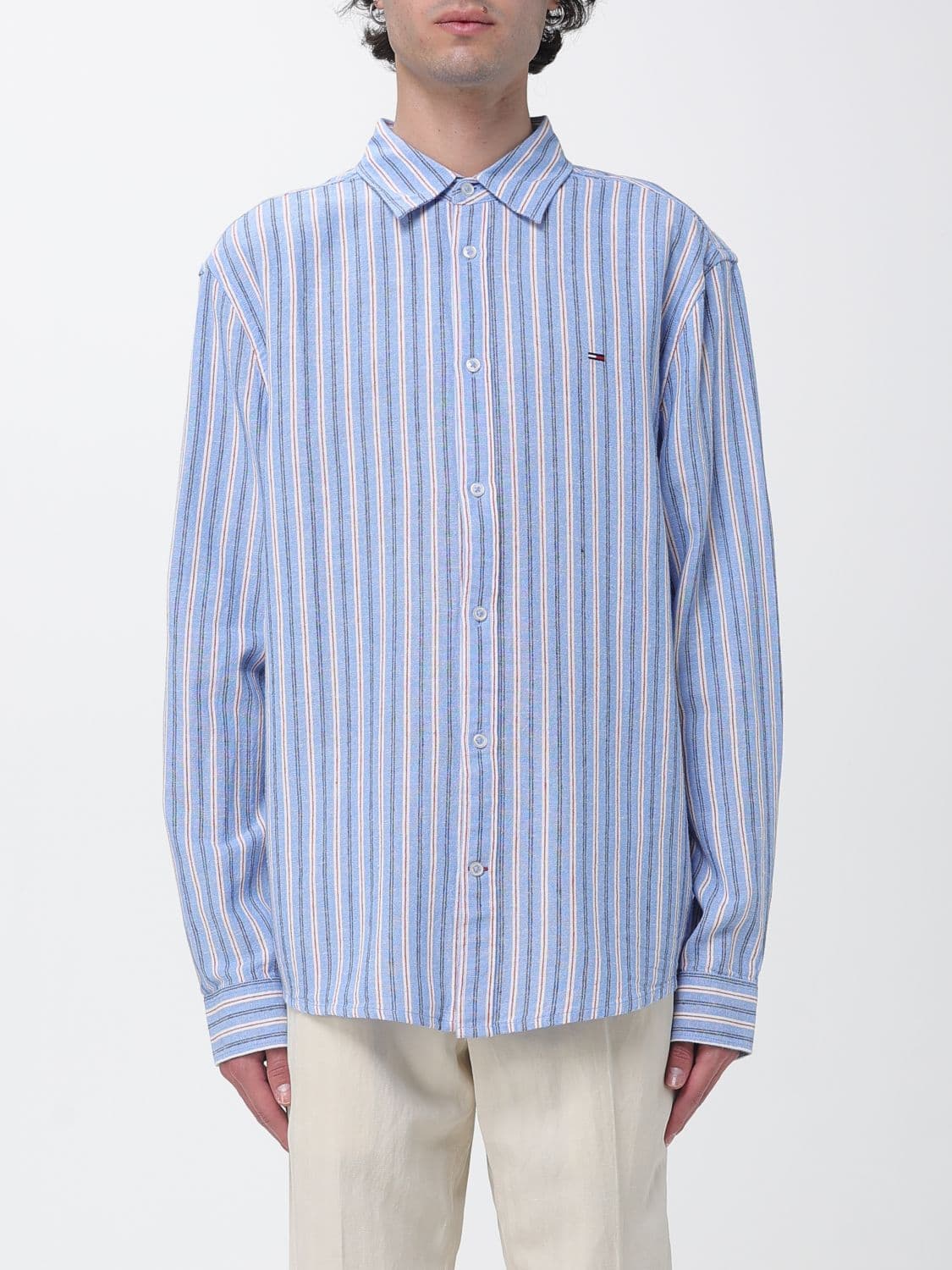 Tommy Jeans Shirt Men color Multicolor