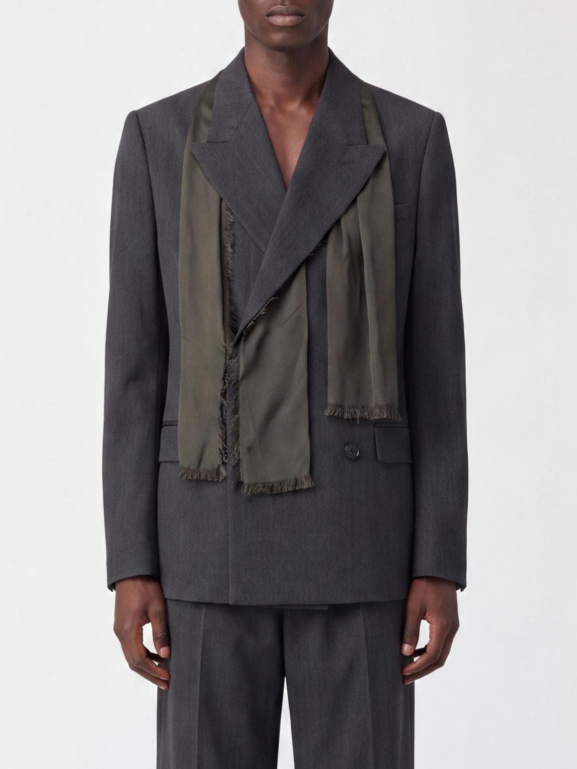 Maison Margiela Double-Breasted Pure Virgin Wool Blazer · 50
